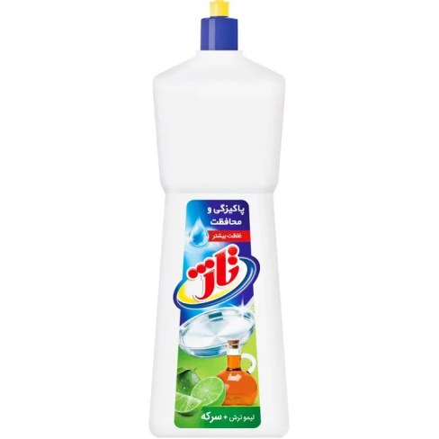 مایع ظرفشویی سرکه و لیمو ترش تاژ - 1 لیتر