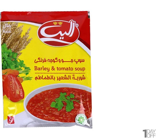 سوپ جو گوجه فرنگی الیت-65گرم