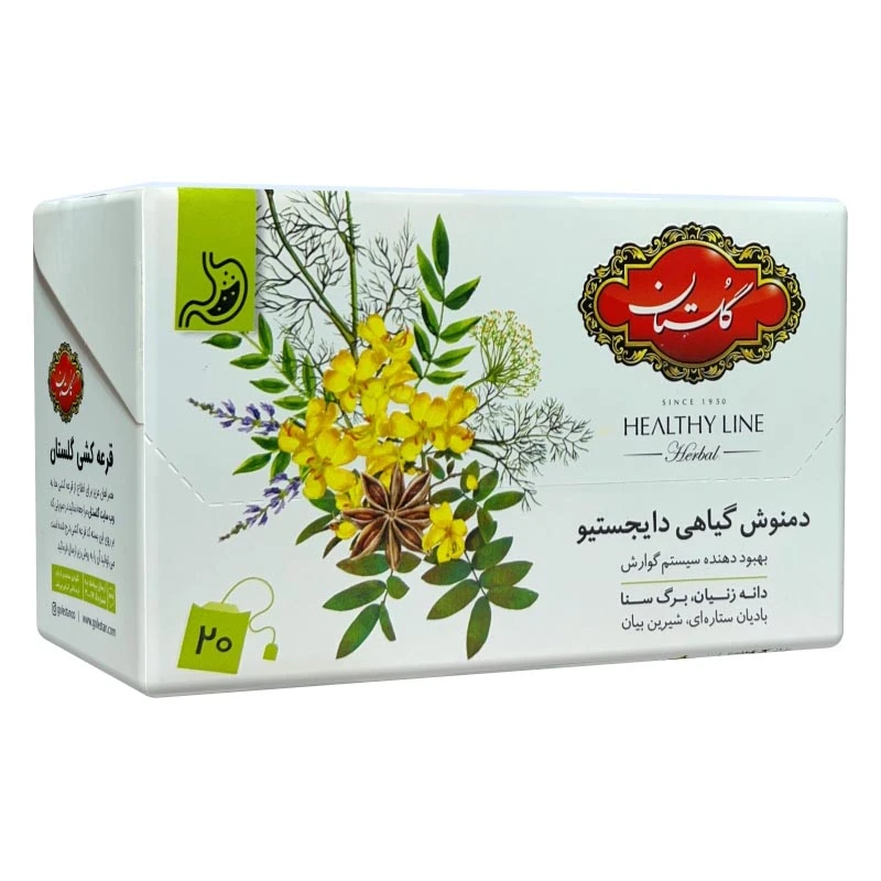 دمنوش گیاهی دایجستیو گلستان - 20 عددی