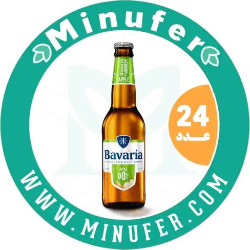 نوشیدنی دلستر شیشه  با طعم سیب باواریا _ 330 میل