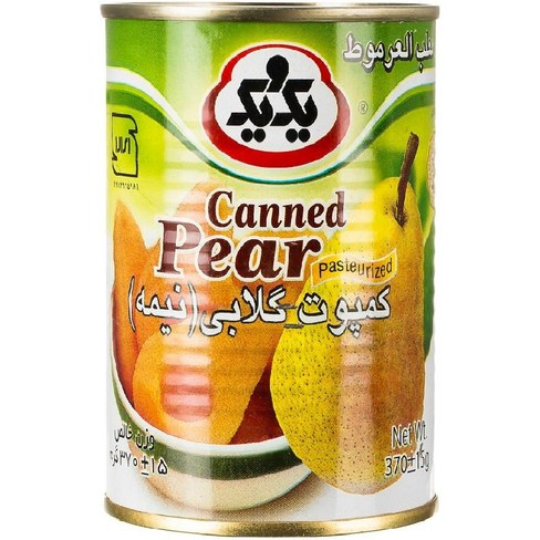 کمپوت گلابی یک و یک - 410 گرم