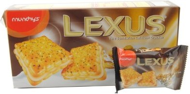 بیسکویت کراکر کلسیم با طعم بادام زمینی  لکسوس - 200 گرم