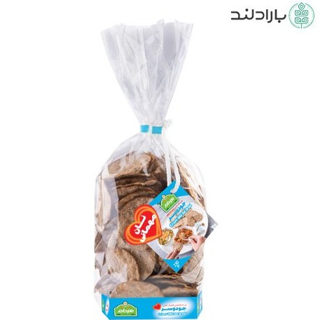 نان چیپسی مهمانی با طعم جو 2 سر هم دانه-230گرم