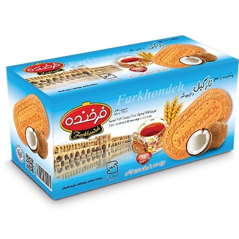 بیسکوییت نارگیلی فرخنده _150 گرم 