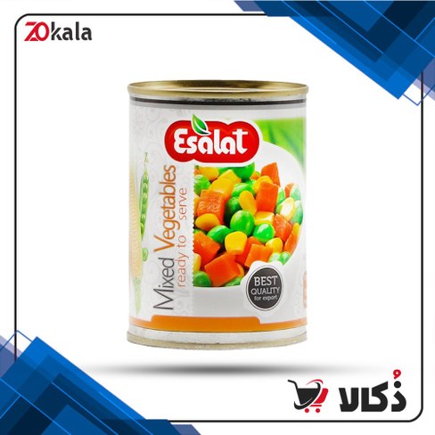کنسرو سبزیجات مخلوط اصالت _380 گرم