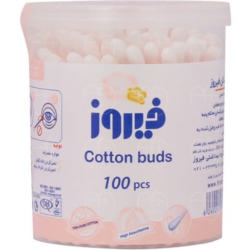 فیروز/گوش پاک کن 100+20عدد