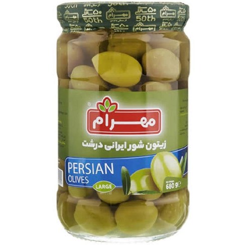 زیتون شور ایرانی مهرام -680گرم