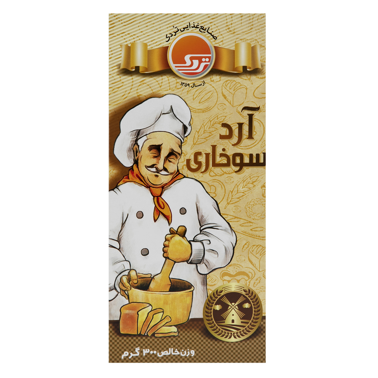 آرد سوخاری تردک-300گرم