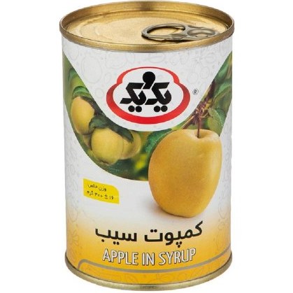 کمپوت سیب یک و یک-400گرم