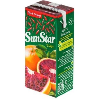 آبمیوه پاکتی پرتقال پالپی سان استار _ 240 میل